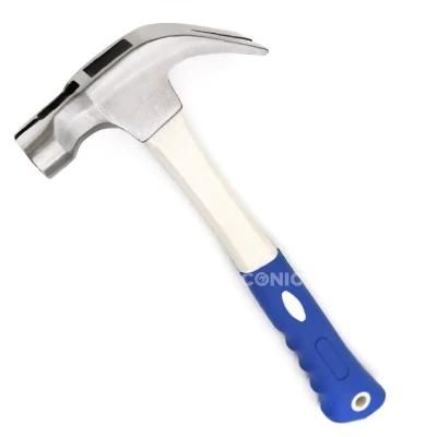 Carbon Steel American Type Claw Hammer with Nail Groove and Magnet