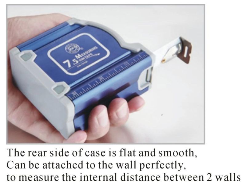 0.12mm Blade 2m/3m/5m/5.5m/7.5m Aluminium Case Steel Tape Measure