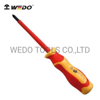 Wedo Insulated VDE Injection Phillips Cross Screwdriver for Electrician Use