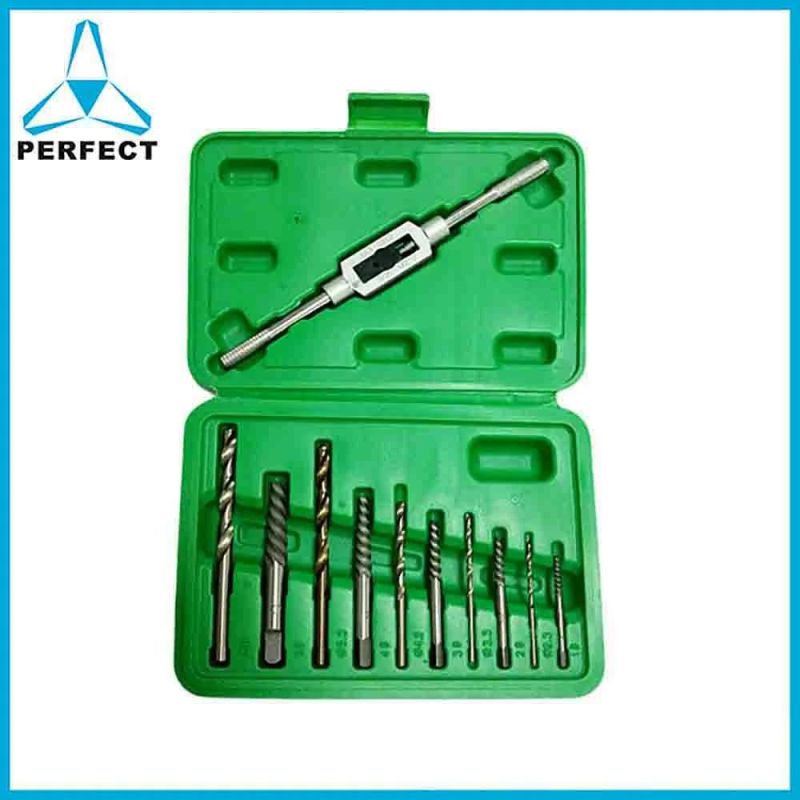 11PCS 2-7.5mm Broken Screw Remover Set Tool Damaged Screw Remover Damaged Screw Extractor Kit in Plastic Box