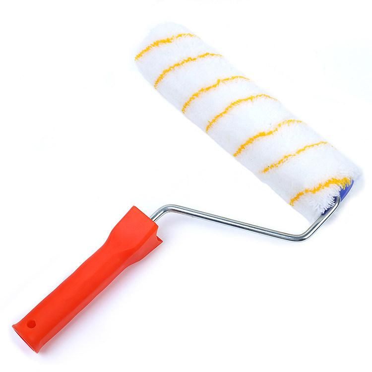 Decorative Paint Roller Brush with Plastic Handle Wall Painting Roller Brush