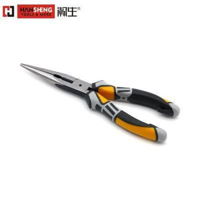 Made of Cr-V or Cr-Ni, Black and Polish, TPR Handles, Leverage Labor-Saving Pliers, Combination Pliers, TPR, PVC, 6&quot;, 7&quot;, 8&quot;