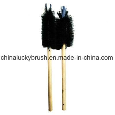 Wooden Handle Nylon Wire Cleaning Brush/Wood Steel Wire Cleaning or Polishing or Rust Removal Deburring Brush (YY-673)