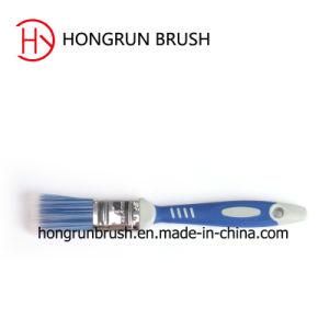 Rubber Plastic Handle Synthetic Filament Paint Brush (HYP065)
