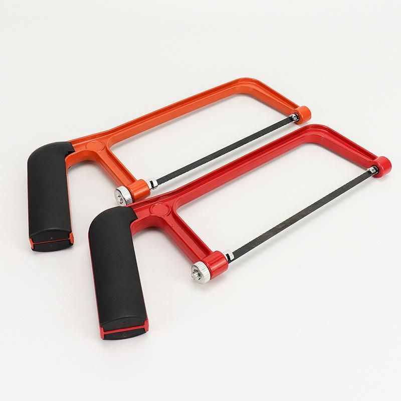 6 Inch Mini Hardware Tools Plastic Handle Garden Hand Saw Aluminum Alloy Hacksaw Frame