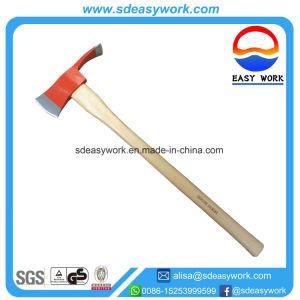 High Carbons Steel Pick Axe with Wooden Handle