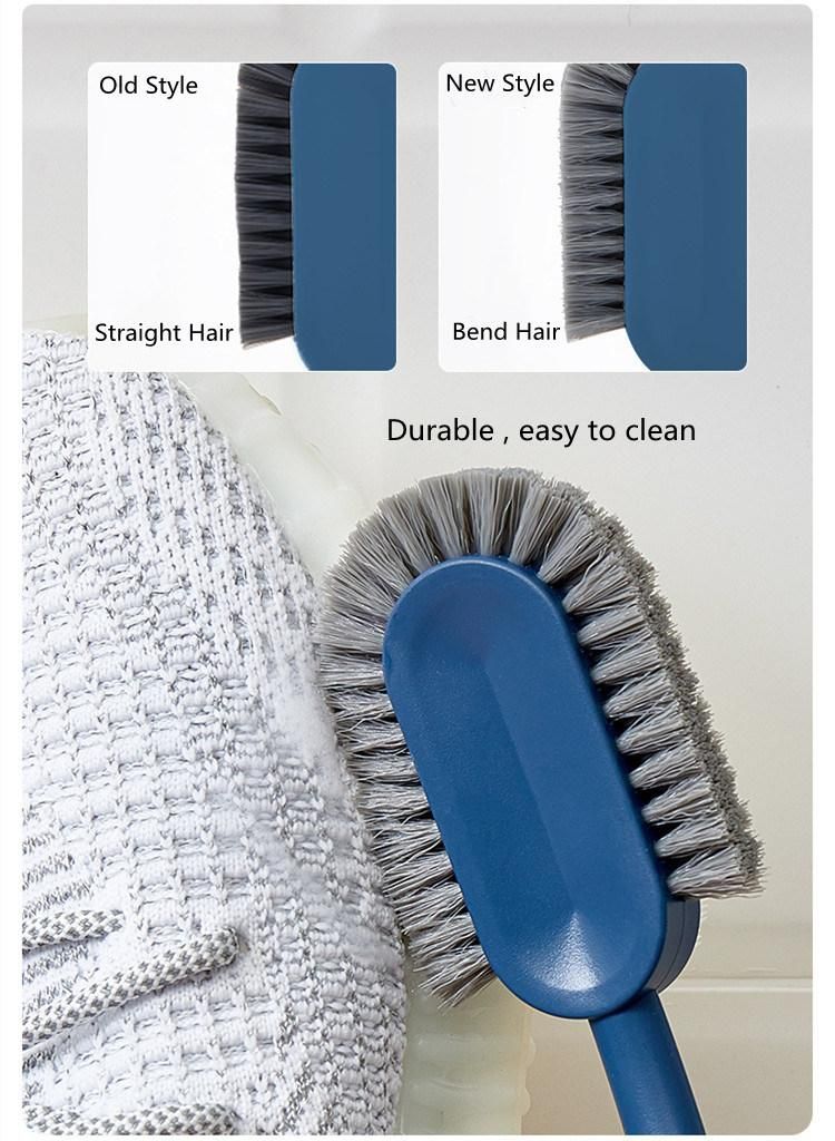 Multi-Function Plastic Long Handle Shoe Cleaning Brush