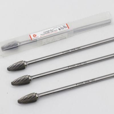 Long Shank Carbide Rotary Burrs with Excellent Endurance