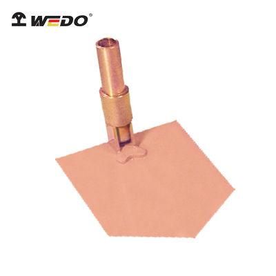 WEDO 12.5&quot; Beryllium Copper Non-Sparking Shovel Spark-Free Safety Folding Square Shovel