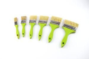 The Latest Version of 2020 Factory Wholesale Hot Sale Cheap High Quality Fruit Green Bristle Paintbrush with Wooden Handle