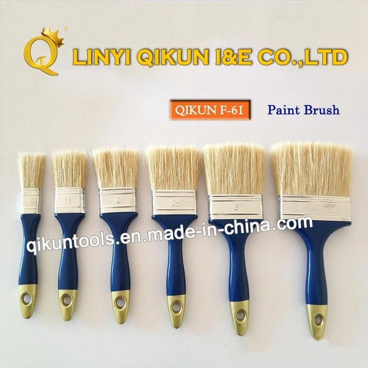 F-60 Hardware Decorate Paint Hand Tools Wooden Handle Bristle Roller Paint Brush