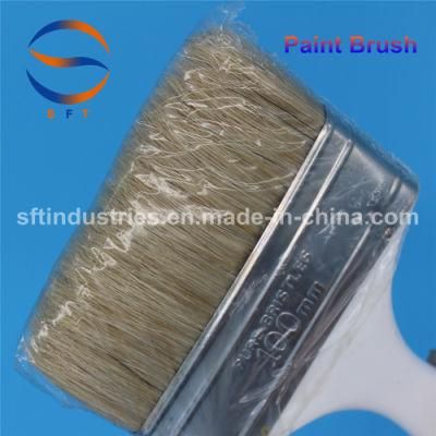 4&prime;&prime; Pure Bristles Paint Brushes FRP Tools