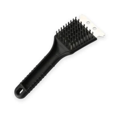 Barbecue Cleaning Brush Wire Bristle Brush with Scraper Grill Oven Cleaner Tool Esg15618