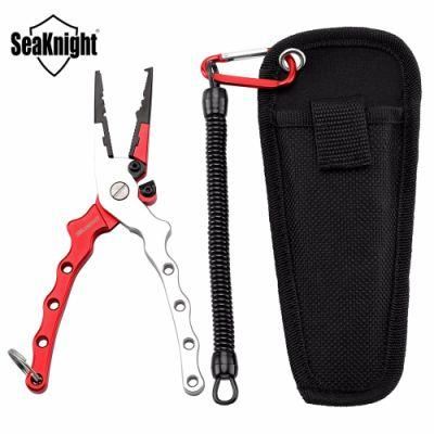 Aluminum Alloy Fishing Pliers with Retention Rope Multifunctional Fishing Tools