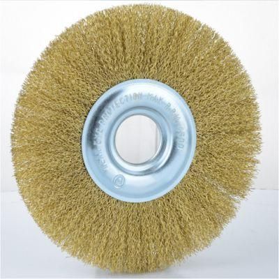 Custom Made Steel Wire Wheel Brushes Brass Wire Brush for Polishing