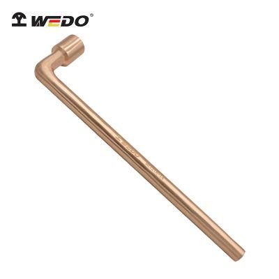 WEDO Beryllium Copper Spanner Non-Sparking Socket Wrench L-Type Bam/FM/GS Certified