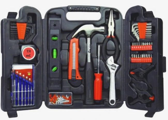 132PCS Professional Household Tools Kit in Tool Box