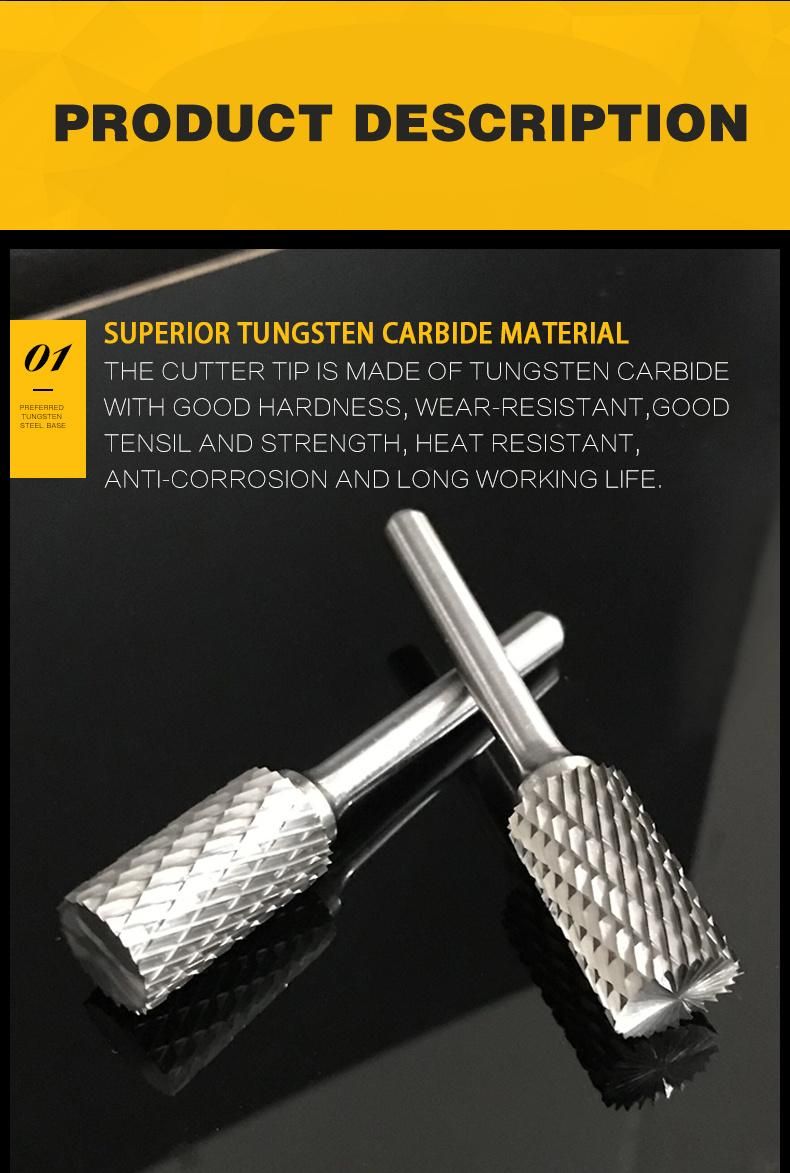 E1220m06-45 Tungsten Rotary Burr Cemented Carbide Burrs