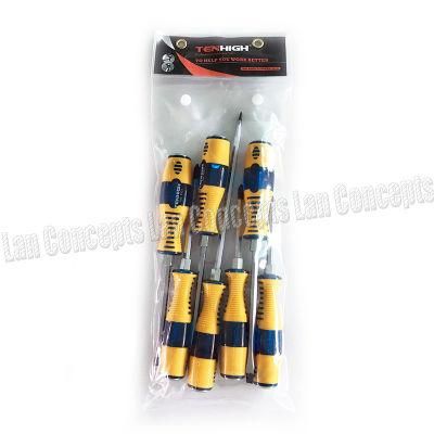 Screwdriver with Magnetic Slotted and Phillips Bits 7PCS Screwdriver Set Electrical Work Repair Tool Kit Hardware Tool Screw Driver Kit