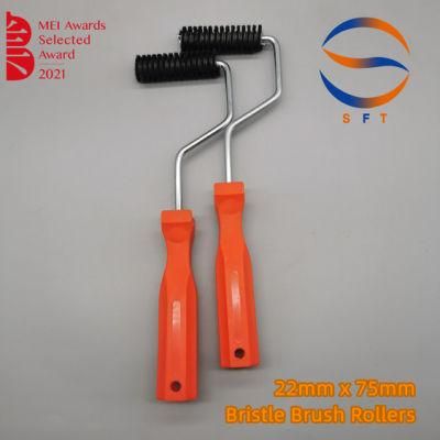OEM 22mm Diameter 75mm Length Bristle Brush Rollers FRP Tools