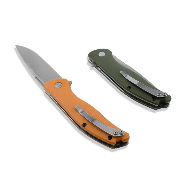 Folding Knife with Ox Bone Handle, Closed Length: 98mm