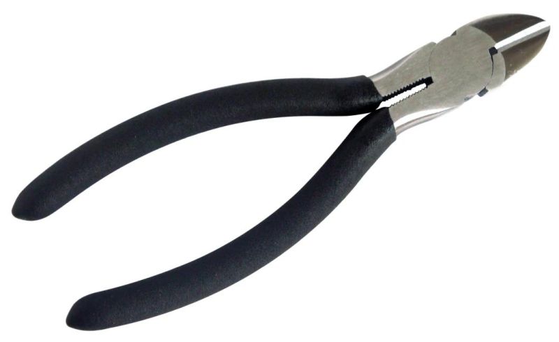 Diagonal Side Cutting Pliers 160mm with Dipped Handle