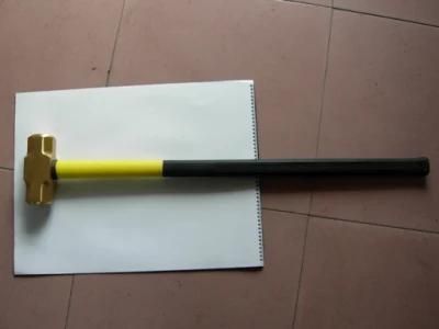 Non-Sparking Tools Brass Hammer with Fibreglass Handle