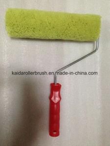 Green Acrylic Blended, Hot-Melt Paint Roller Brush.