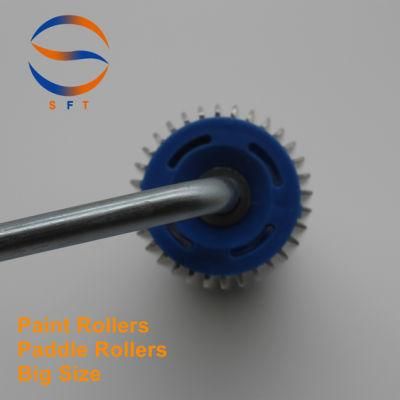 Jumbo 47mm Diameter Paint Rollers Aluminum Paddle Rollers for FRP