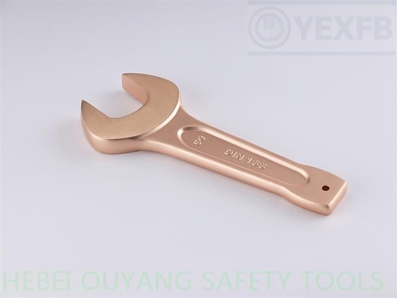 Non-Sparking Slogging/Striking Open Spanner/Wrench, Al-Cu or Be-Cu Atex Tools