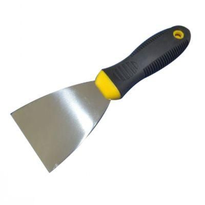 New Tools Household Hand Tools Putty Knife with Yellow Handle for Building Construction