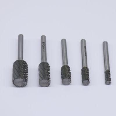 Double Cut Tungsten Carbide Burrs with SB Type Cylinder Shape