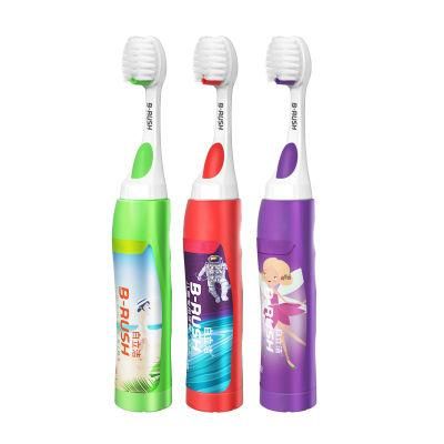 The Family Travel Special Type Fruit Taste Ultra Fine Soft Bristle Toothbrush for Children