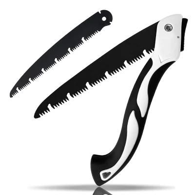 Sk-5 Three-Layer Strong Thickening Replacement Blade Trimming Folding Portable Non-Slip Handle Reduce Pain Curved Pruning Saw