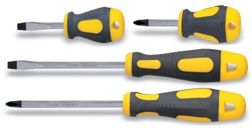 Slotted and Phillps Soft Handle′ S Screwdriver (MF0118-A) 6150 Cr-V or Sii