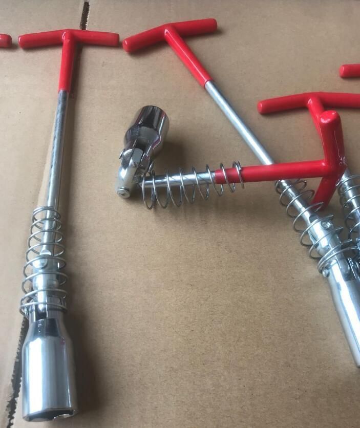 Repair 14mm T Universal Spark Plug Socket Wrench Tool