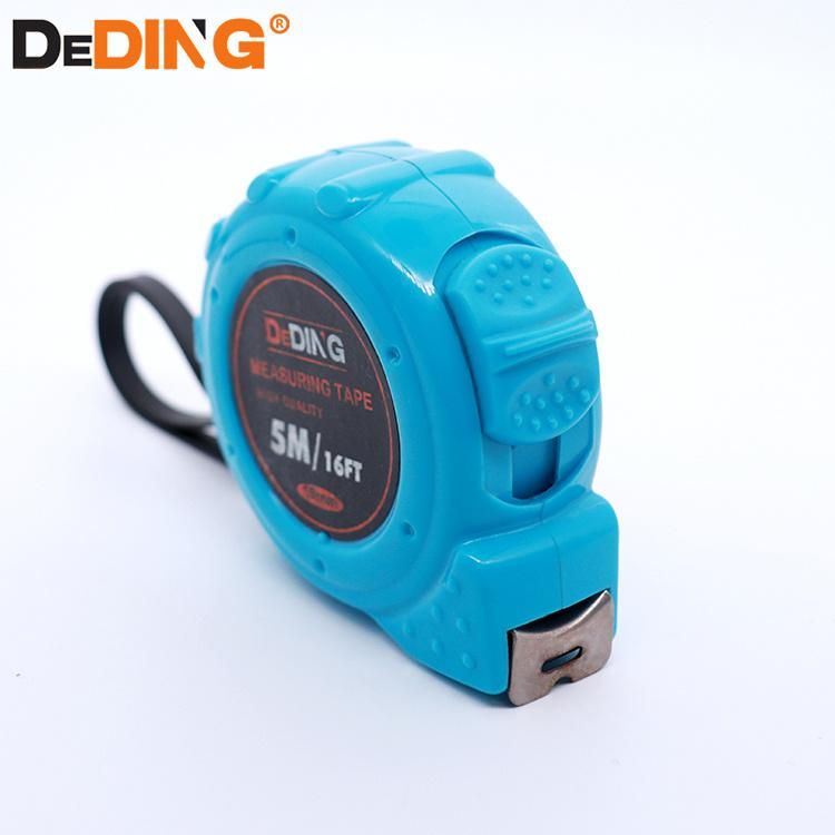 Hand Tools High Quality Blue ABS Case Carbon Steel Measuring Tape