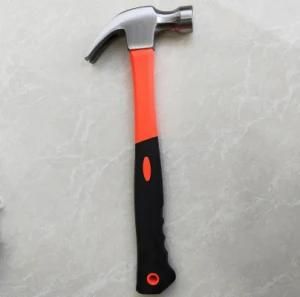 16oz 8oz Carpentry Tools Plastic Coated Handle Claw Hammer for Construction Use