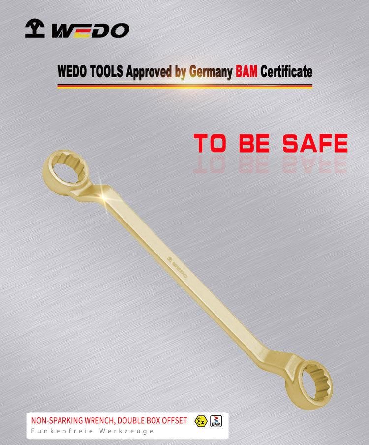 Wedo Aluminium Bronze Non Sparking Double Box Offset Wrench