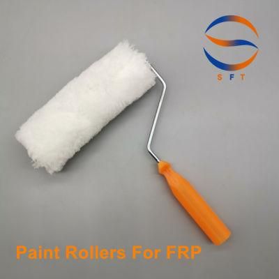 Customized Hole of Hand Shank 7mm FRP Laminating Paint Rollers