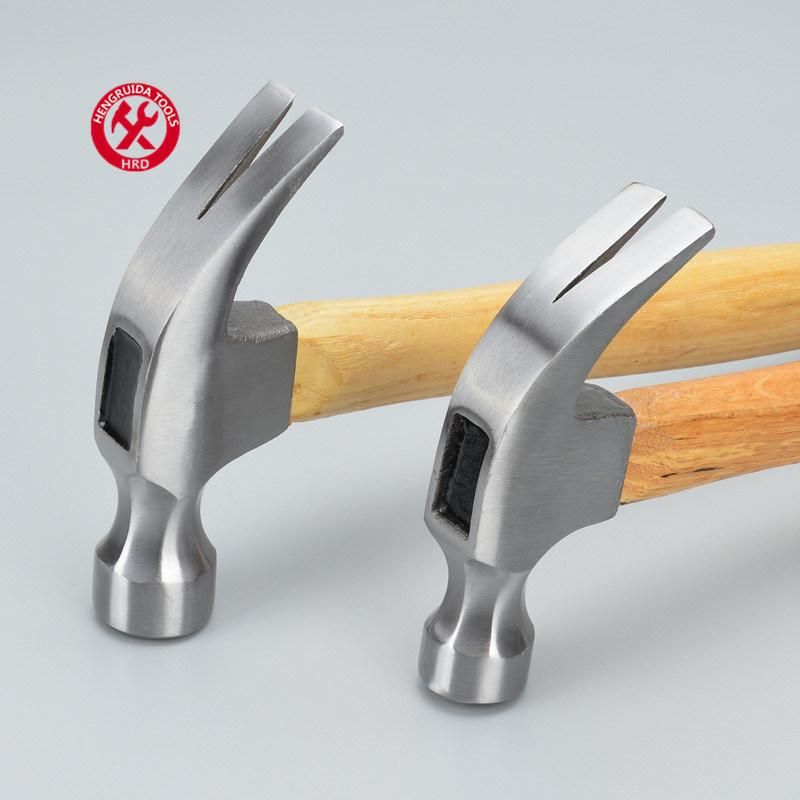 Wooden Claw Hammer Wooden Handle Claw Hammer with Fibre Handle