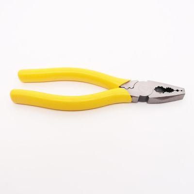 Durable Steel Pliers PVC Handle 8 Inch Combination Pliers with Customized Logo