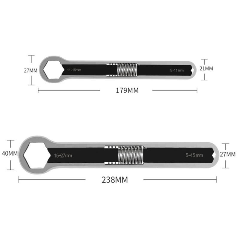 Multifunction Adjustable Wrench Double Head Spanner