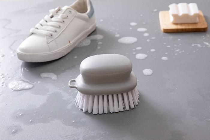 Light Color Creative Design Multi-Functional Household Coat and Shoes Cleaning Brush with Suitable Handle