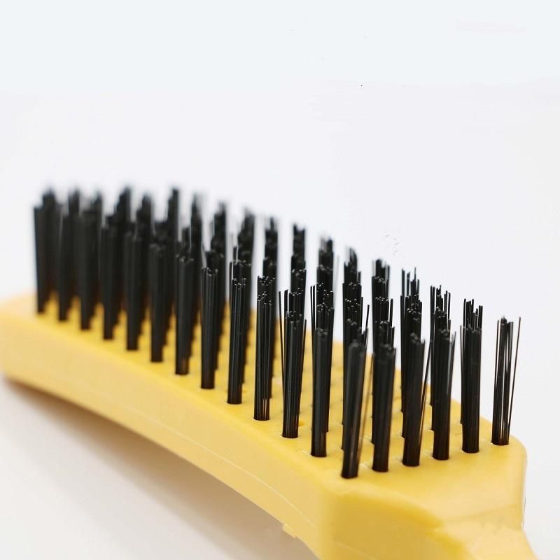 Suitable Plastic Handle Stainless Steel Wire Brush Polishing for Machine Use