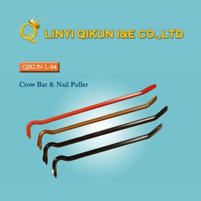 L-04 Drop Forged Nail Puller Cold Chisel Crow Wrecking Bar