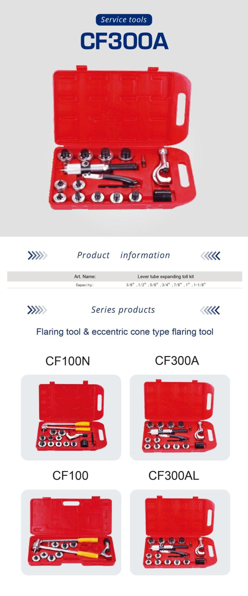 Hydraulic Tube Expander Kit Flaring Tool