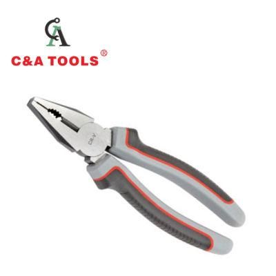 German Type Combination Pliers with Three Color Handle