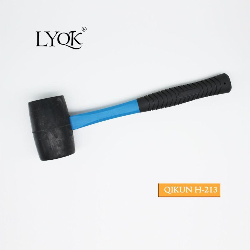 H-210 Construction Hardware Hand Tools Plastic Coated Handle German Type Stoning Stone Hammer