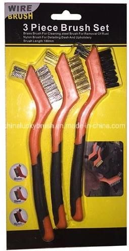 7 Inch Double Colour Wire Set Brush (YY-566)